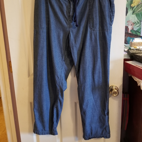 Tommy Hilfiger Chambray Pants Size 18 EUC - Picture 2 of 8